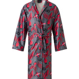 Gray Phoenix Kimono Bornoz