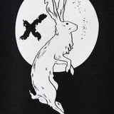 Crazy Rabbit Oversize Siyah T-Shirt