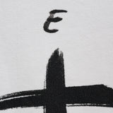 Line Oversized White T-Shirt