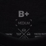 Line Oversize Black T-Shirt