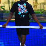 Flowery Skull  Regular Fit T-Shirt