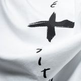 Line Oversıze Beyaz T-Shirt