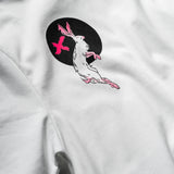 Crazy Rabbit Oversize Beyaz T-Shirt