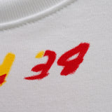 Splash Oversize Beyaz T-Shirt