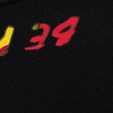 Splash Oversize Siyah T-Shirt