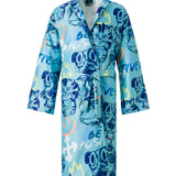Be Positive Blue Kimono Bornoz