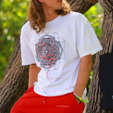 Be Different Oversize Beyaz T-Shirt